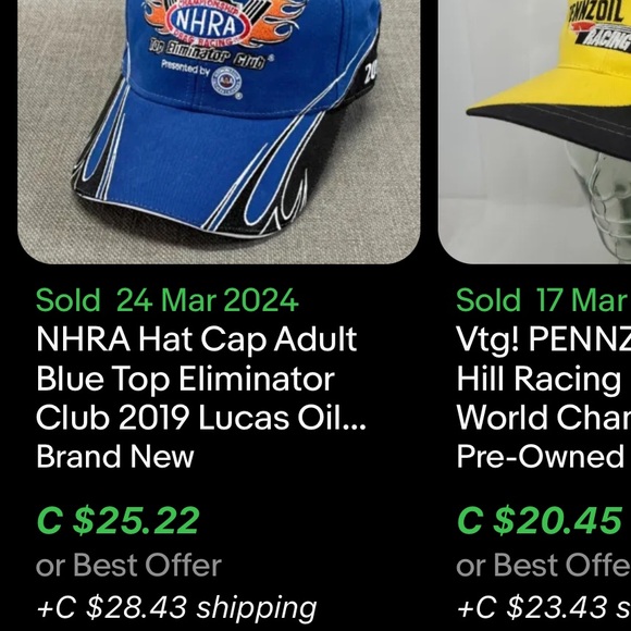 NHRA Top Eliminator Hat / Valcro / 2013 - Picture 9 of 10